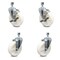 Service Caster 5 Inch Nylon Wheel Swivel 1/2 Inch Threaded Stem Caster Brakes SCC, 2PK SCC-TS20S514-NYS-121315-2-TLB-2 - alternate 1